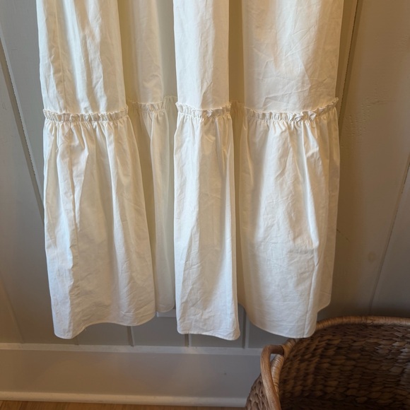 Anthropologie White Crochet 100% Cotton Maxi Dress, Size XS, Like New - Picture 3 of 9